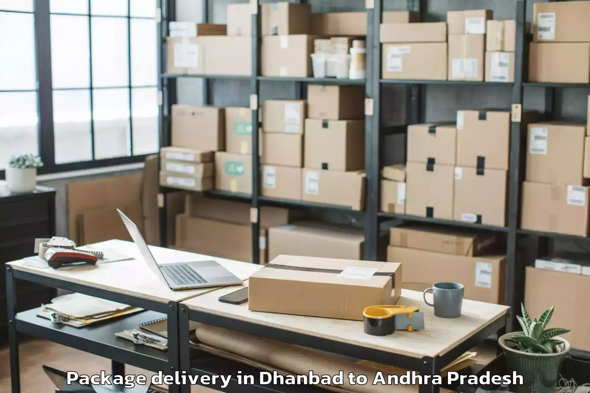 Trusted Dhanbad to Rajamahendravaram Package Delivery